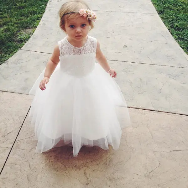 pretty floral hair crown for flower girls by The PeachPolka Dot - midsouthbride.com