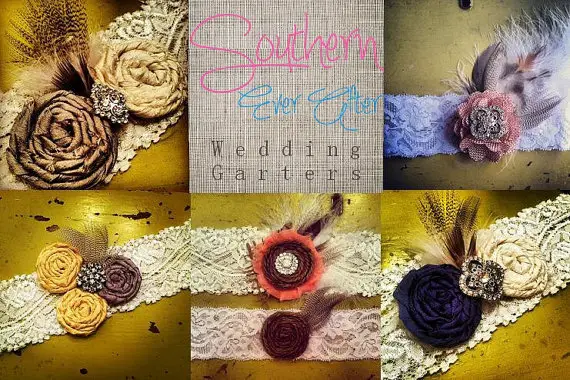 southern ever after wedding garters