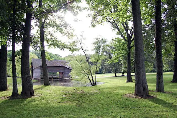 Memphis Wedding Venue - The Bridge at Chrisleigh Farm through Woods