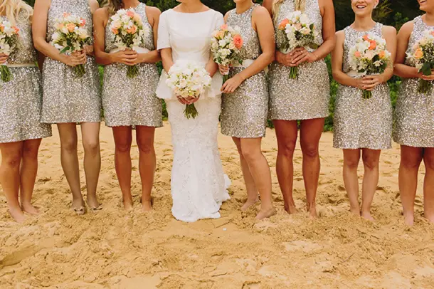 sparkly bridesmaid dresses