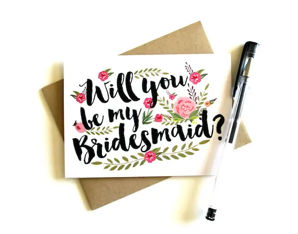 will you be my bridesmaid card - by Simply C Boutique - midsouthbride.com
