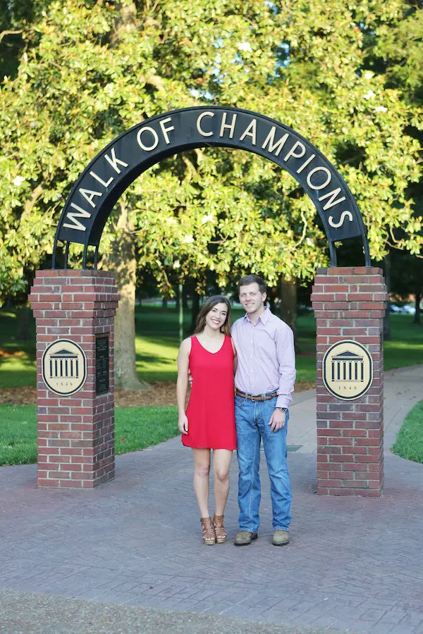 Beth and Tyler's Ole Miss Engagement - photo by Eliza Kennard Photography - midsouthbride.com 45