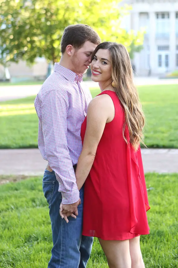 Beth and Tyler's Ole Miss Engagement - photo by Eliza Kennard Photography - midsouthbride.com