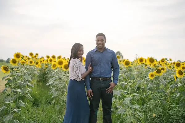 Jamarcus & Vicki Sunflower Memphis Engagement - 1-1derful Creation Photography - midsouthbride.com 11