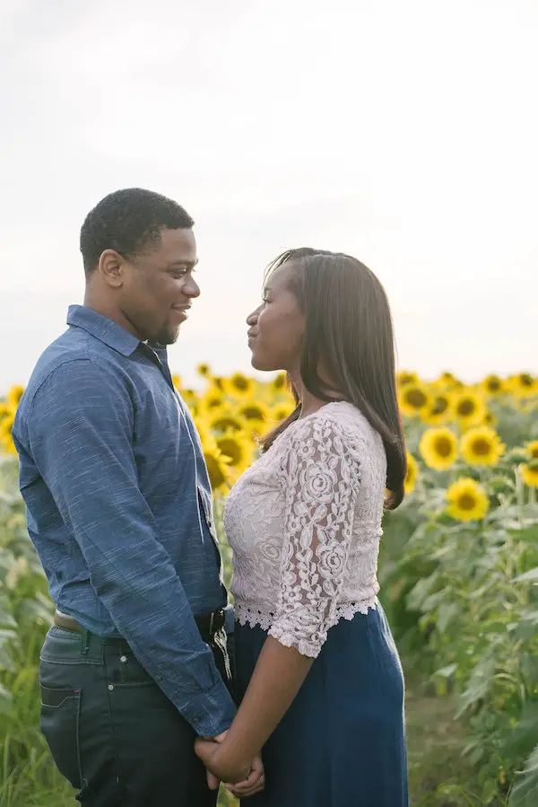 Jamarcus & Vicki Sunflower Memphis Engagement - 1-1derful Creation Photography - midsouthbride.com 19