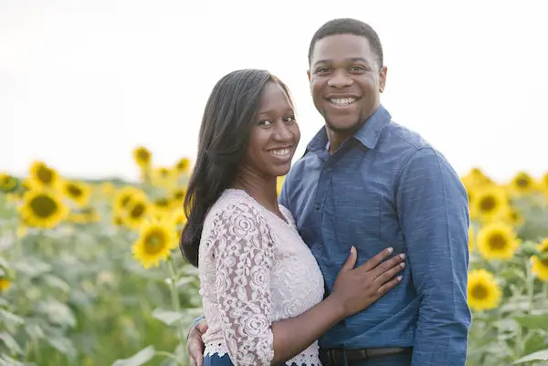 Jamarcus & Vicki Sunflower Memphis Engagement - 1-1derful Creation Photography - midsouthbride.com 2