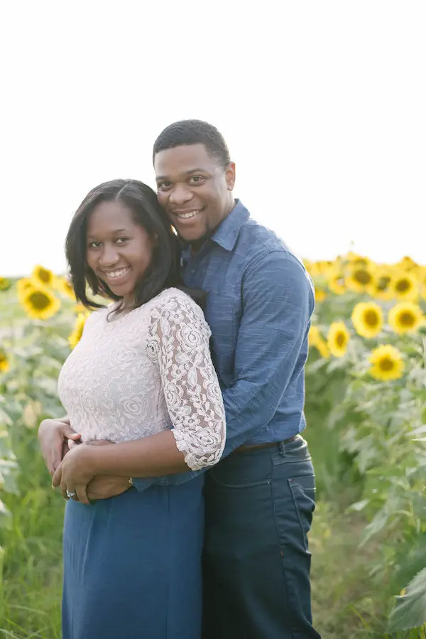 Jamarcus & Vicki Sunflower Memphis Engagement - 1-1derful Creation Photography - midsouthbride.com 7