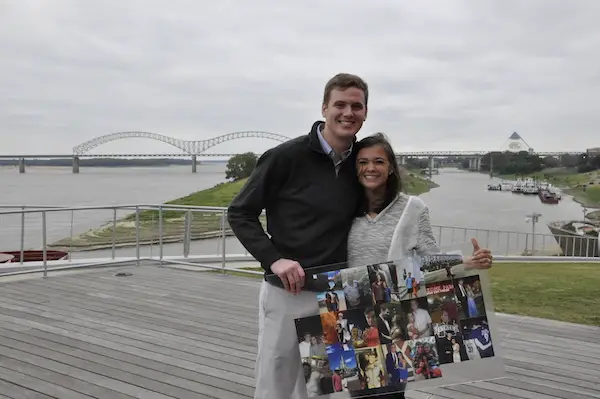 Catherine & Jack's Beale Street Landing Proposal Photos- photo by Sara - midsouthbride.com