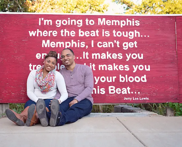 Courtney & Myron Downtown Memphis Engagement - Andrea King Photography - midsouthbride.com 15