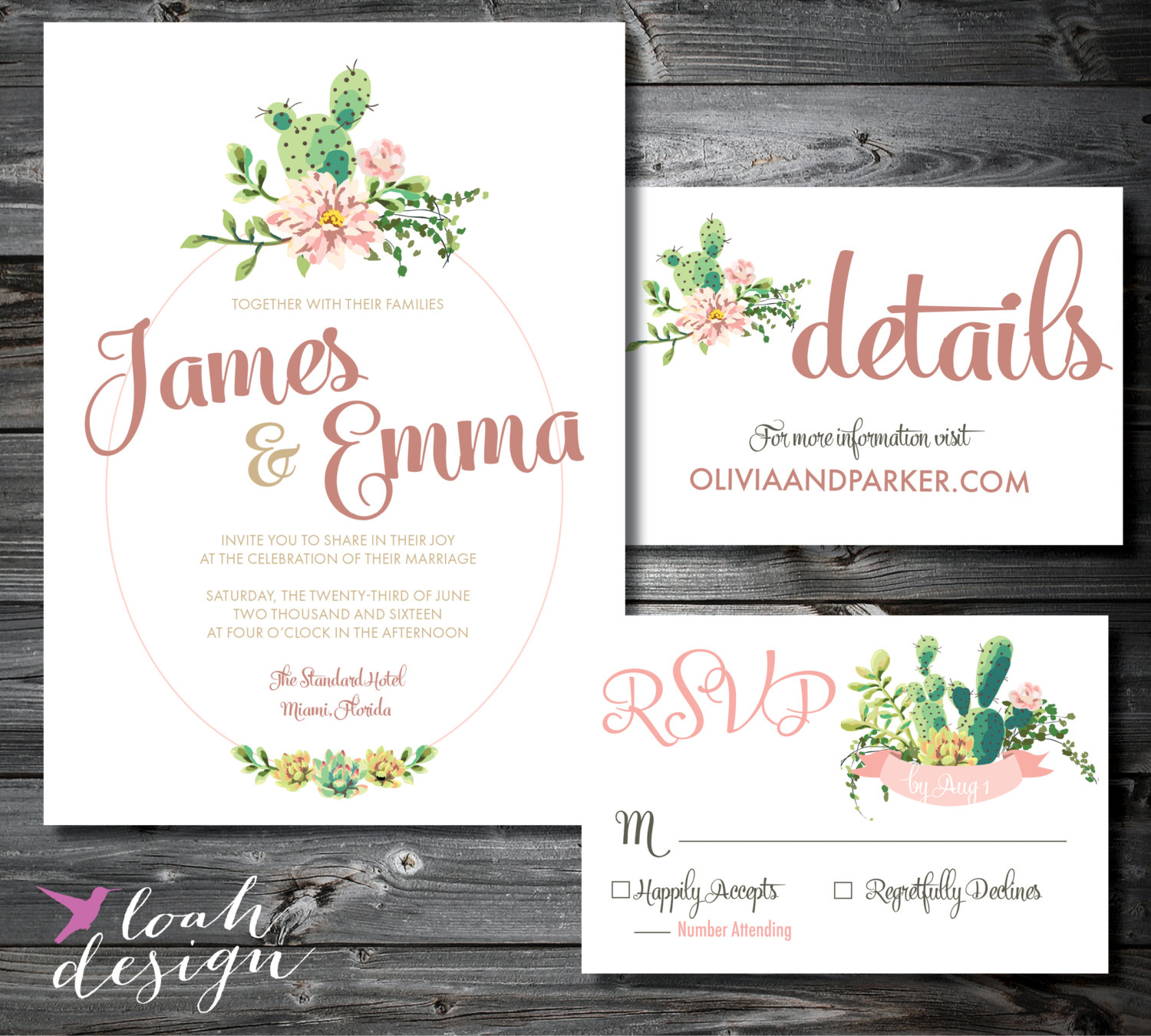 22 Gorgeous Succulent Wedding Invitations | Mid-South Bride