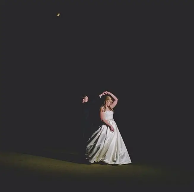 Wedding dance in the moonlight - photo by Cassie Jones Photography