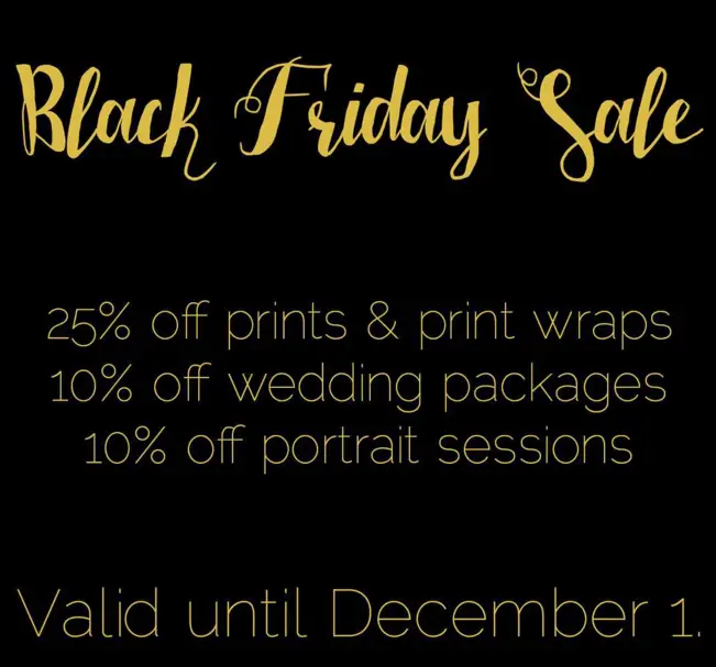 wedding black friday sale