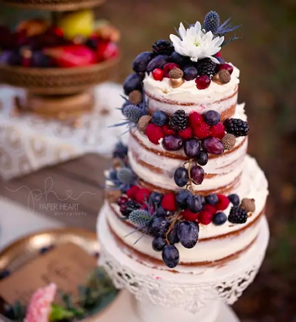 wedding cake - photo by Paper Heart Photography