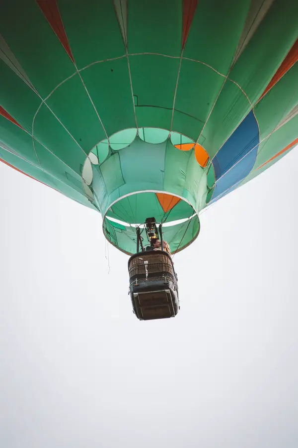 Darby & Garrett's Hot Air Balloon Engagement Session - photo by SheHeWe Photography - midsouthbride.com 46