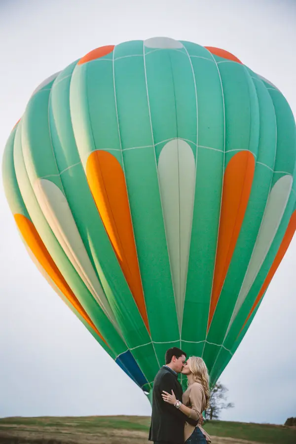 Darby & Garrett's Hot Air Balloon Engagement Session - photo by SheHeWe Photography - midsouthbride.com 50