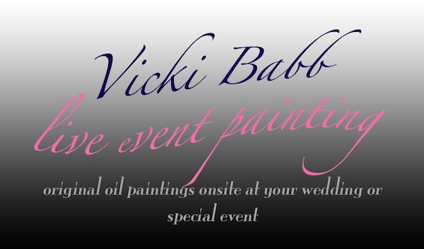 Vicki Babb Live Event Painting - Memphis wweddings