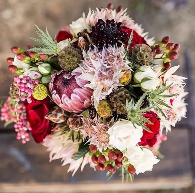 floral bouquet by Betts Made - photo by Katie Norrid Photography