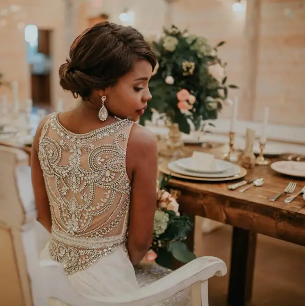 styled shoot wedding dress - Southern Sparkle Weddings - Kelsey Hawkins Photography