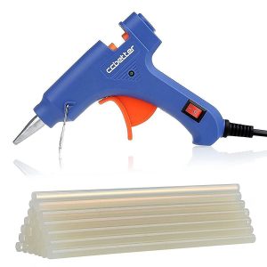 glue gun and glue sticks for tissue paper flower pomander