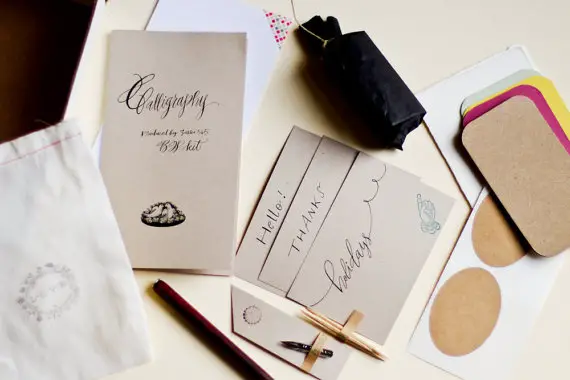 Best DIY Calligraphy Kits For Beginners - Starting White calligraphy by rubatopen - midsouthbride.com