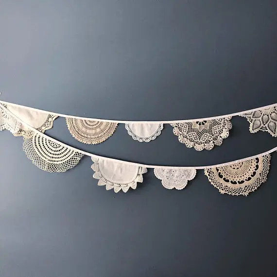 Paper Doily Garland Ideas & DIY Tutorial