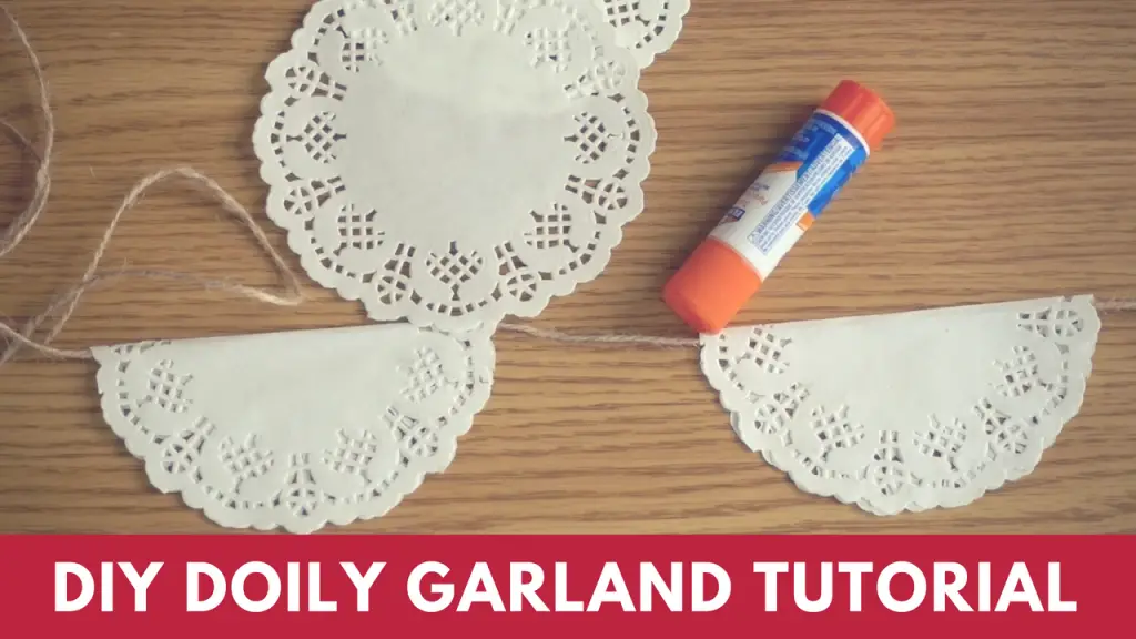 DIY Paper Doily Garland Tutorial