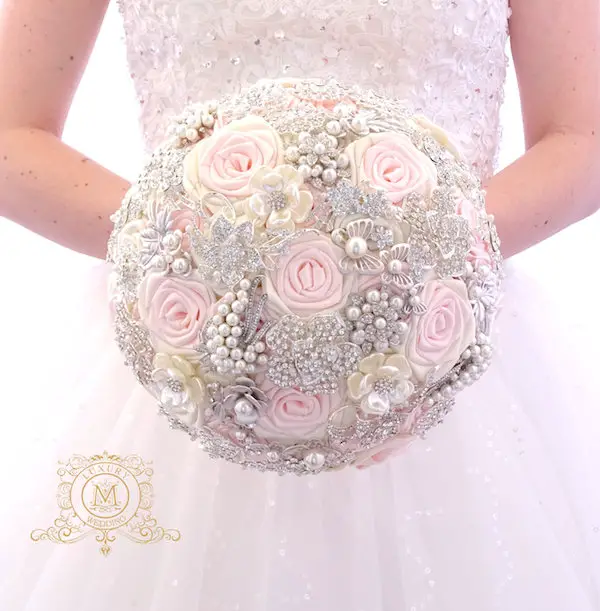 brooch wedding bouquets