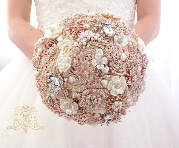 Memory brooch for discount bouquet
