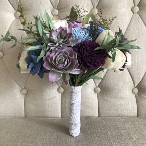 Fairytale Succulent Bouquet by Pine & Petal Weddings - midsouthbride.com