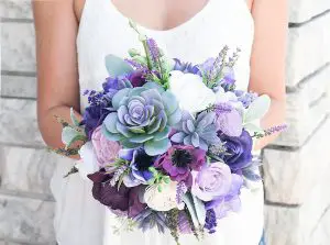 succulent wedding bouquets