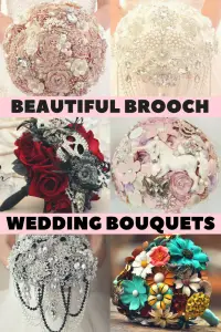 Beautiful Brooch Wedding Bouquets 