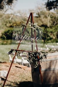Acrylic Welcome Sign | Welcome To Our Wedding Sign | Wedding Welcome Sign | Acrylic Sign | Acrylic Wedding Welcome Sign by Woodland Custom Design - midsouthbride.com