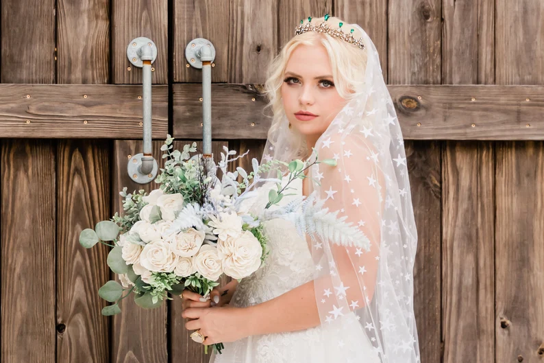 Woodland Whimsy Sola Wood Flower Bouquet by Pine and Petal Weddings