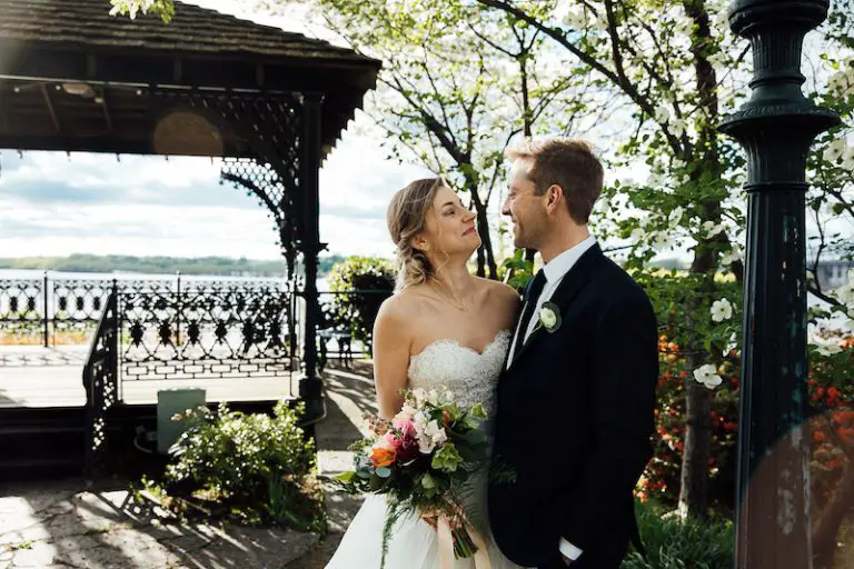 couple exchanging a quiet moment Metal Museum Memphis wedding photo by The Warmth Around You