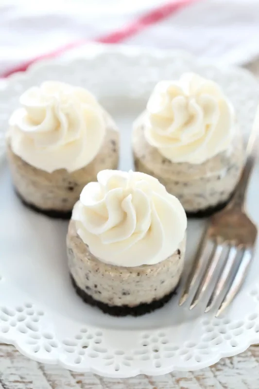 Mini Oreo Cheesecakes from Live Well Bake Often